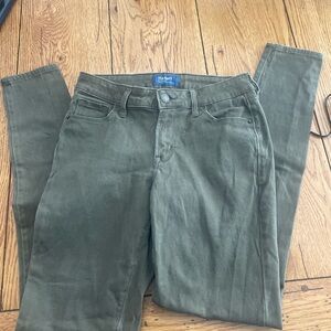 Hunter Green Old Navy Skinny Jeans Size 4